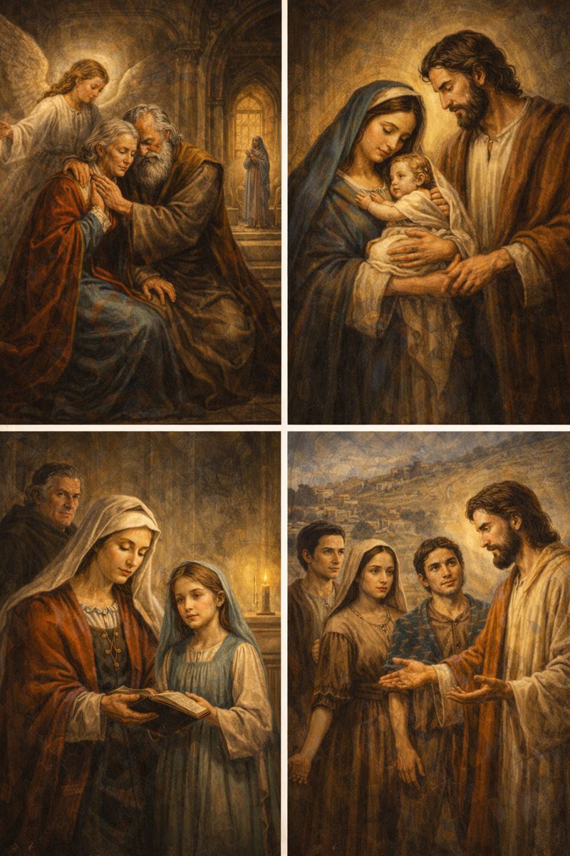 Jesus’ Family: Mary, Joachim, Anne, and His Brothers