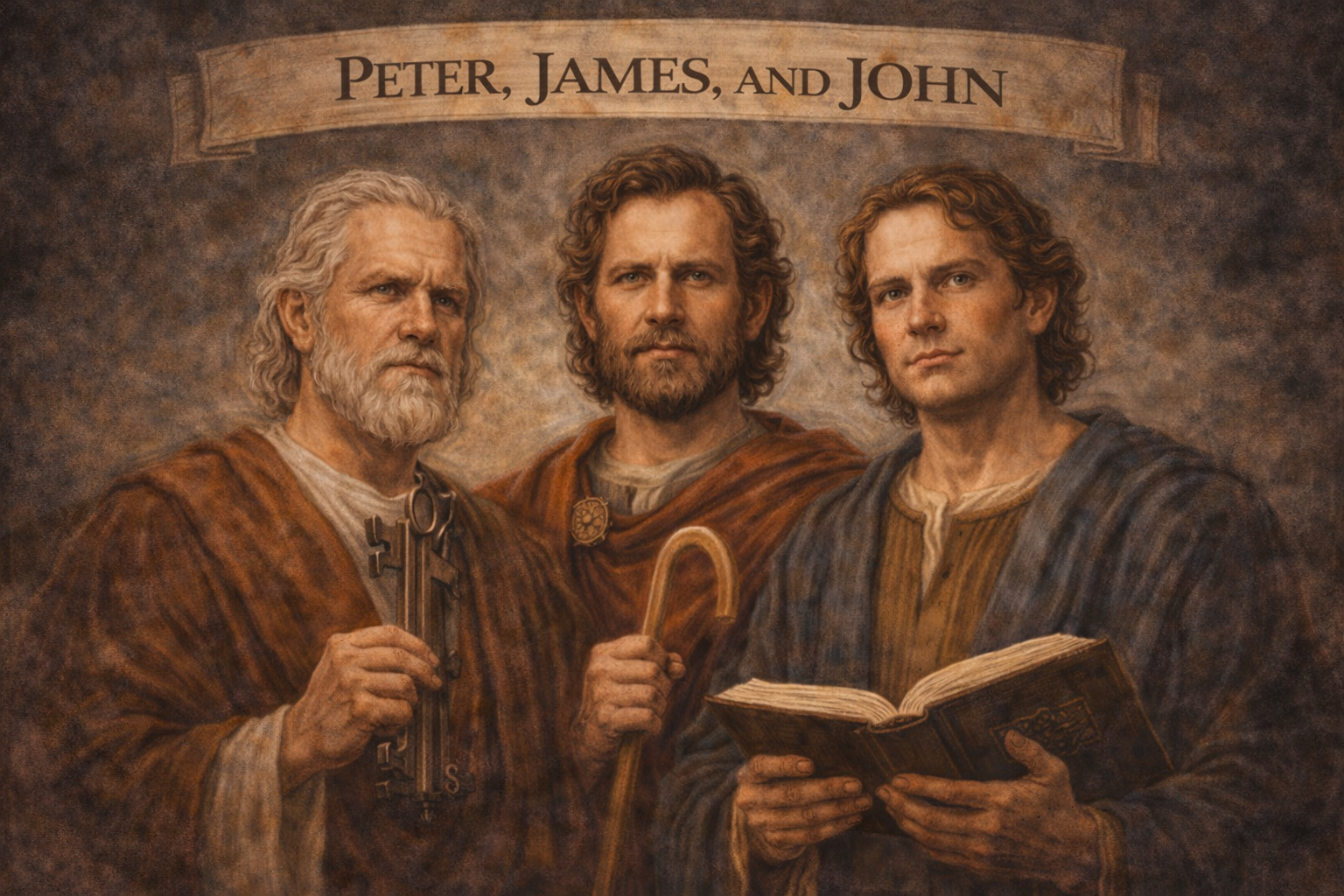 Peter, James, and John in unity