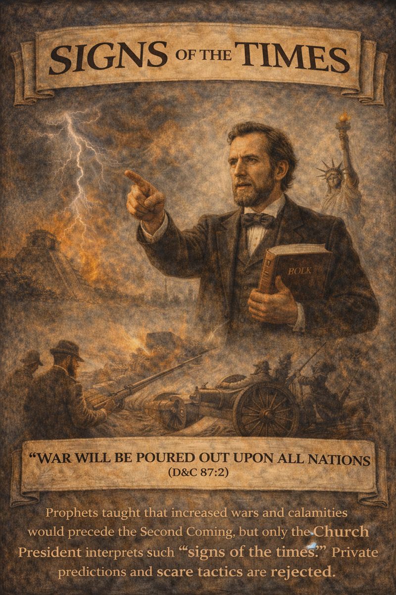 SIGNS OF THE TIMES of conflict and prophecy