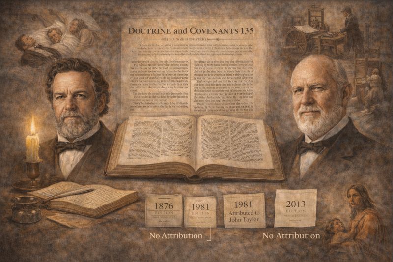 Historical debate on D&C 135