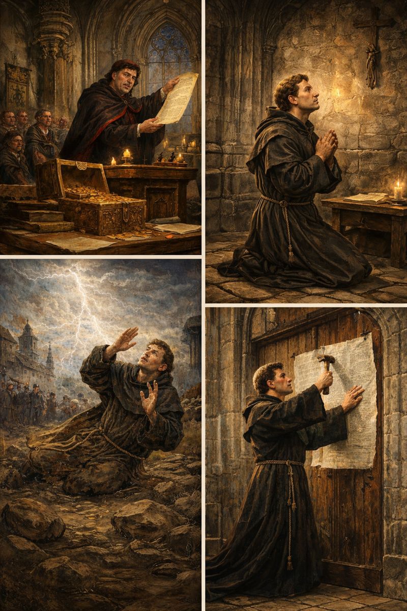 Martin Luther challenges indulgences in Wittenberg, Discover who Johann Tetzel was and how his indulgence preaching led directly to Martin Luther’s 95 Theses