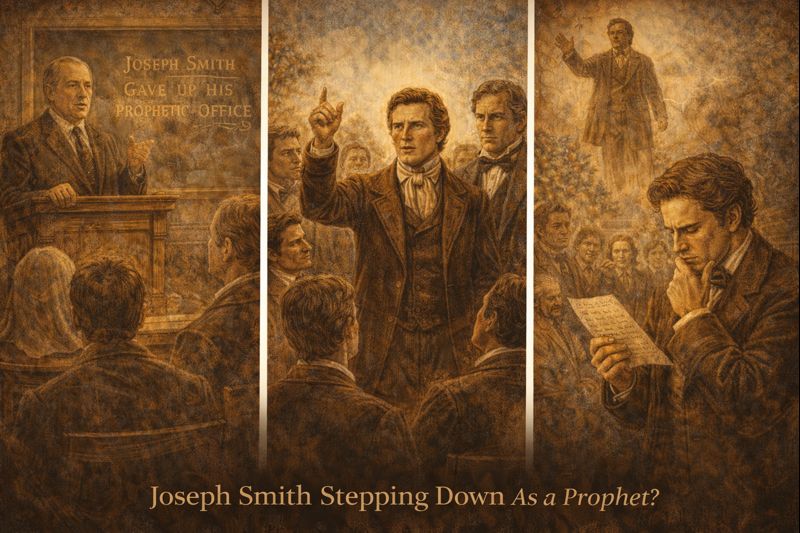 Joseph Smith resignation rumor and prophetic authority