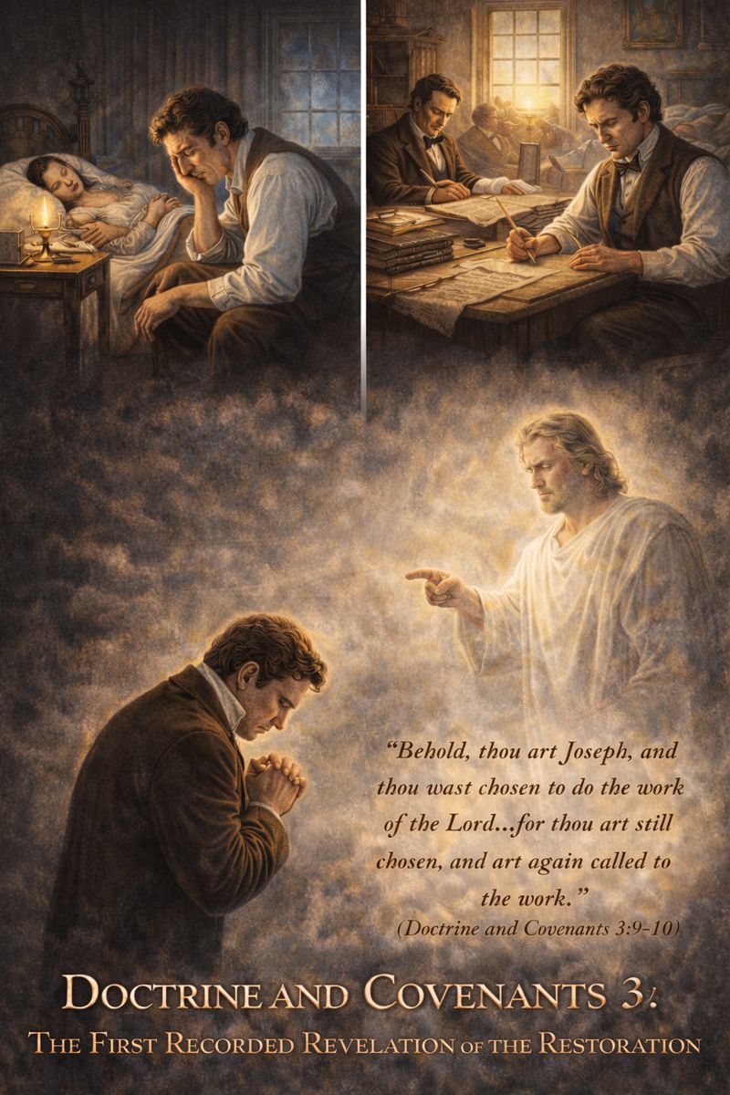 Joseph Smith receives Doctrine and Covenants section 3