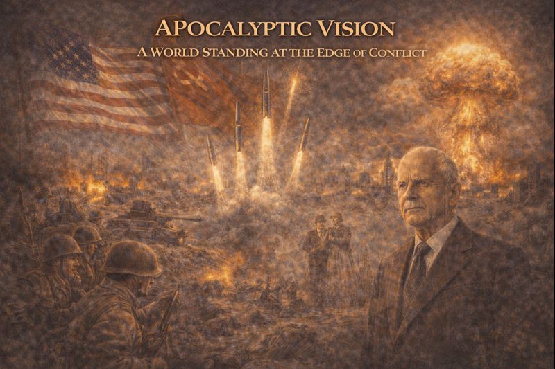 Apocalyptic vision: the brink of destruction