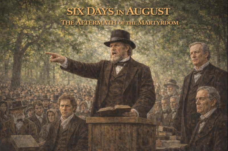 Six Days in August The Aftermath of the Martyrdom