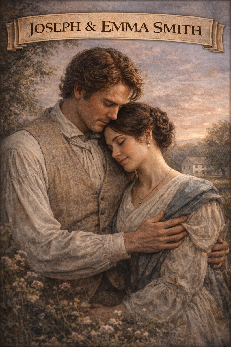Joseph and Emma Smith portrait
