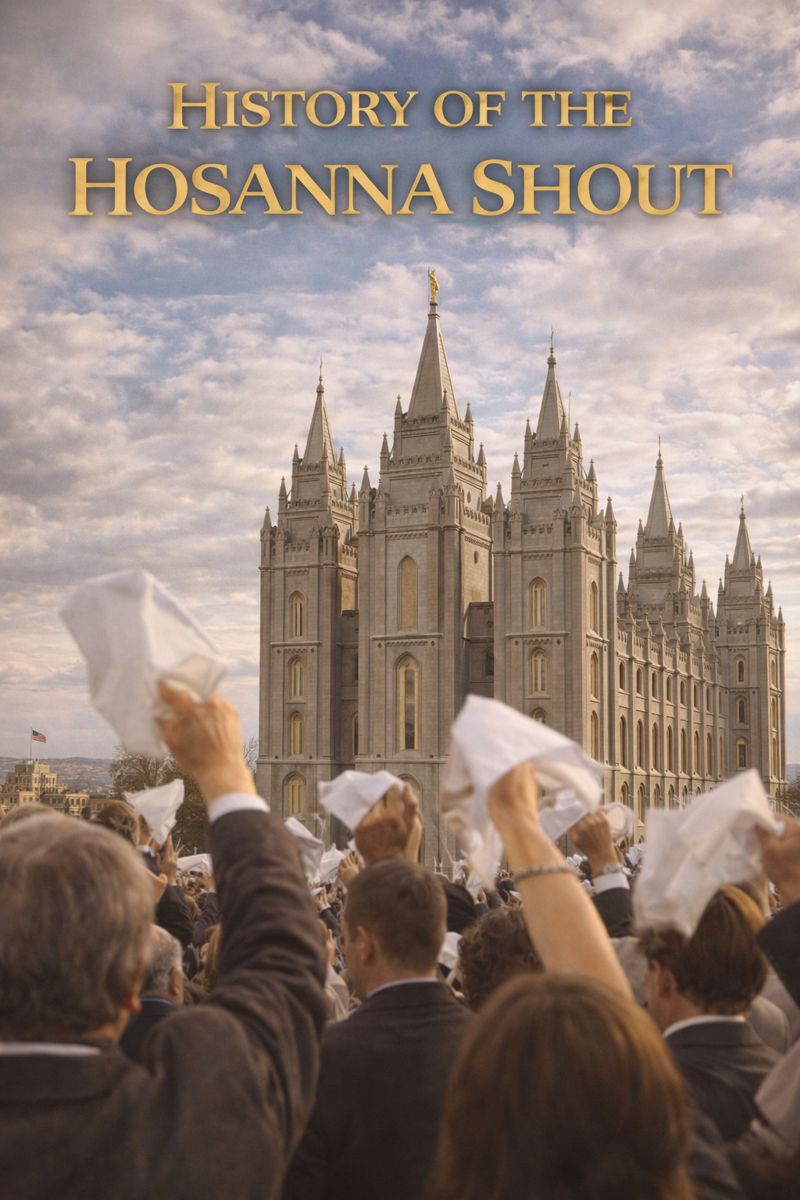 Hosanna shout at Salt Lake Temple